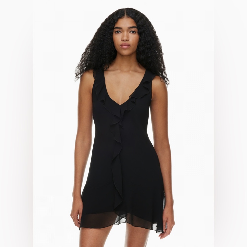 Aritzia Wilfred Hera Dress in Black Size Large